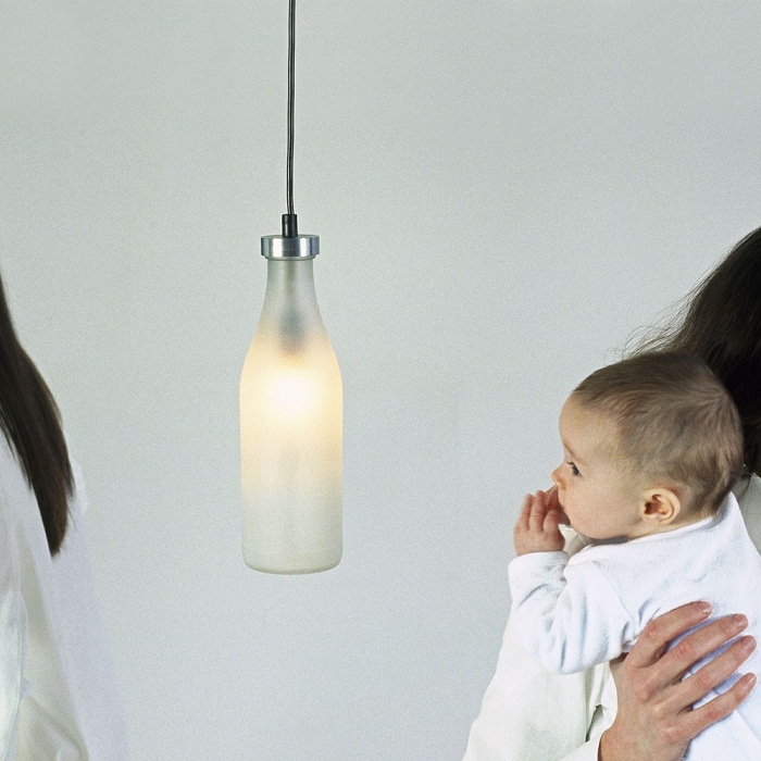 Milkbottle Lamp by Droog Design Lamps